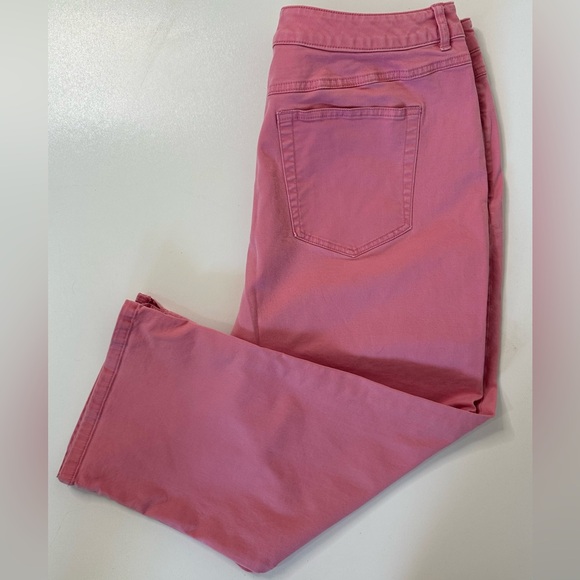 Talbots women’s pedal pusher denim pants size 14 - Picture 2 of 4